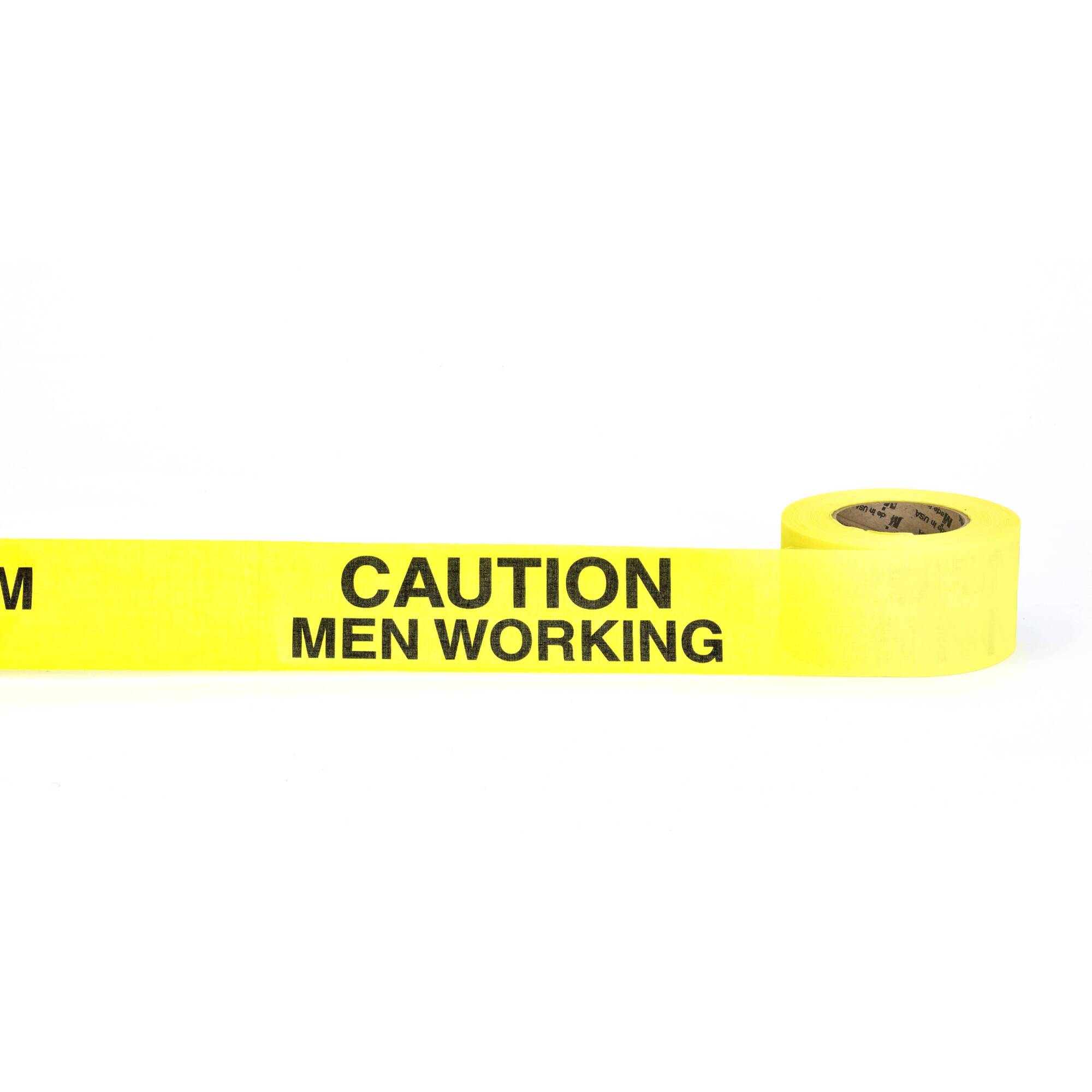 Mutual Industries 17771-45-2000 2" X 40Yds Repulp Caution Men Working Ovrhead 30 Rolls/Case